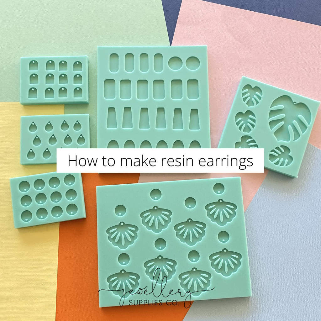 TUTORIAL / HOW TO MAKE RESIN EARRINGS