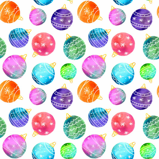 1.5cm Circle - Studs- Clear Acrylic - Christmas - 02