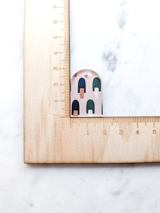 Clear Acrylic - 3cm Arch - 1 Hole - Australiana - 36