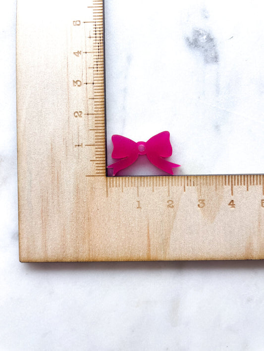 25mm Raspberry Pink Bows