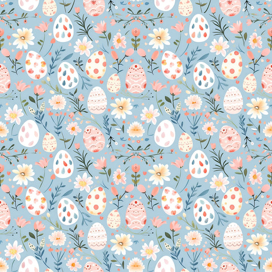 15mm - Egg - Studs - White Acrylic - Easter - 77