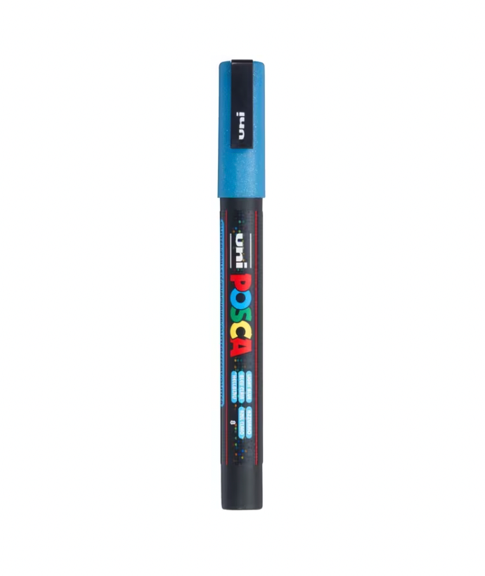 Posca Marker PC-3M, Glitter Light Blue - jewellery making supplies