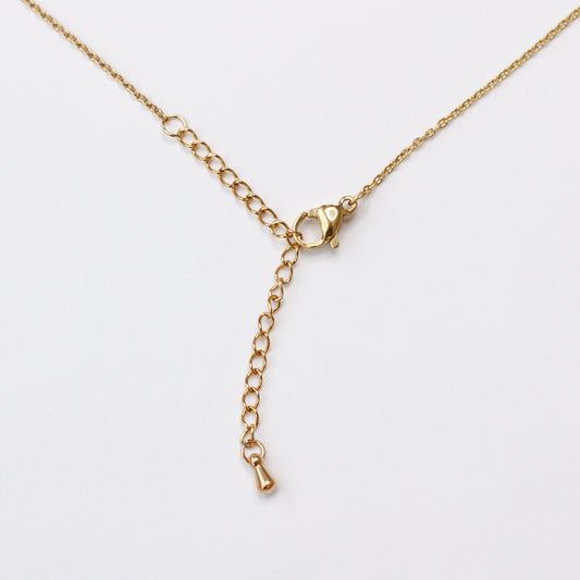 Gold Fine Loop Necklace Chain - Stainless Steel (304) - 1 Piece
