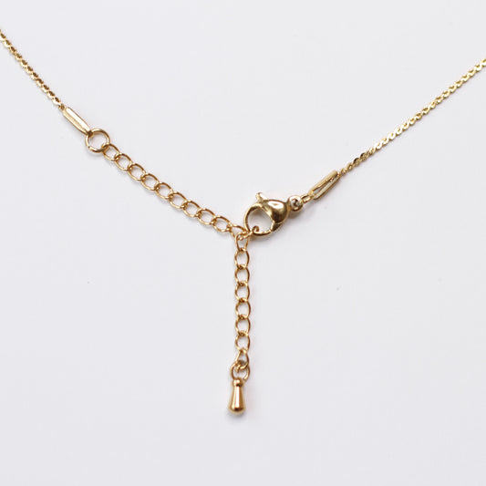 Gold S Necklace Chain - Stainless Steel (304) - 1 Piece