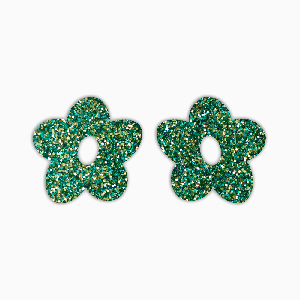 Organic Pansy, Basic Acrylic Shape - earring findings for jewellery making