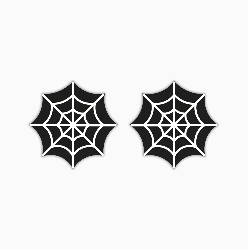 Spiderweb, Halloween Acrylic Shape - earring findings for jewellery making