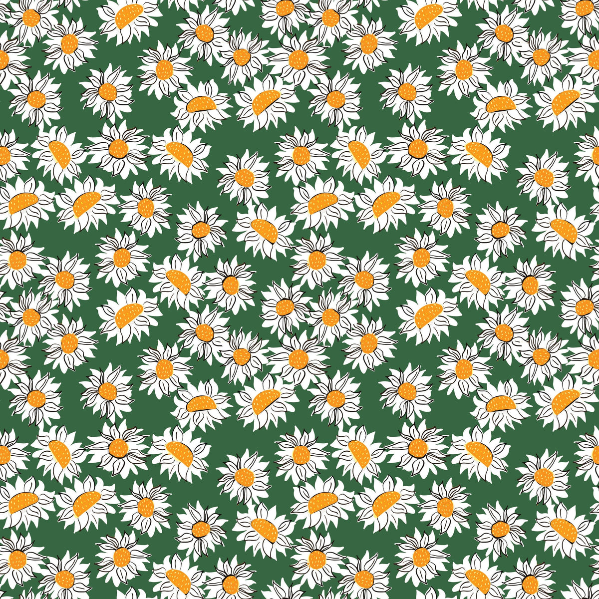 Irregular Shape - Natural Look Print in Sunflower - 06