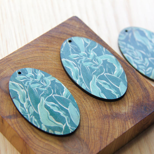 Oval Shape - Natural Look Print in Australiana - 80