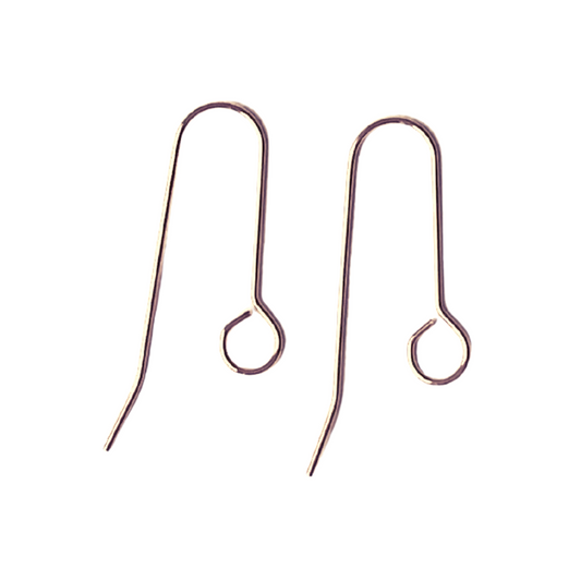 40mm Rose Gold All In One Hook Earrings - Stainless Steel (304) - 20 pieces