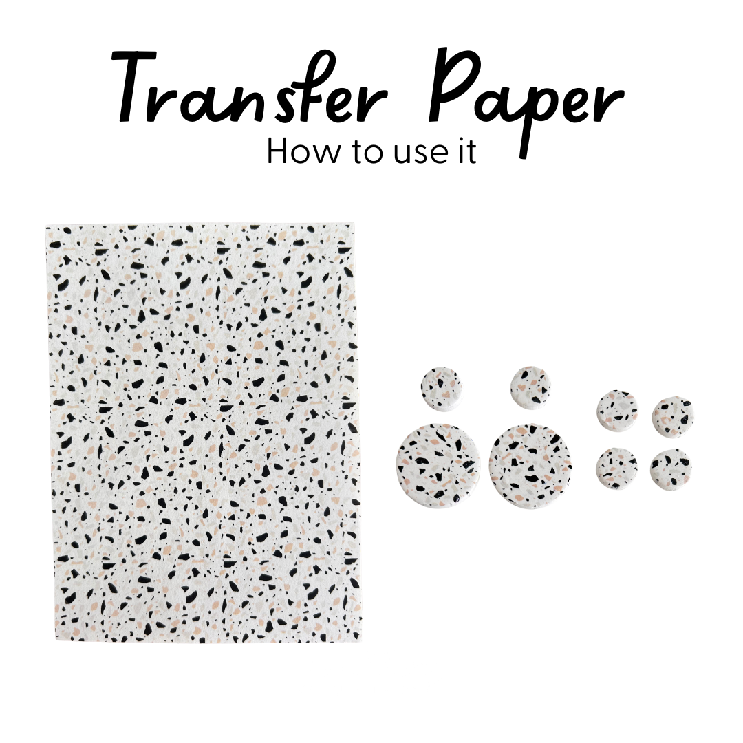 Transfer Paper #61 | polymer clay transfer sheet | Valentine