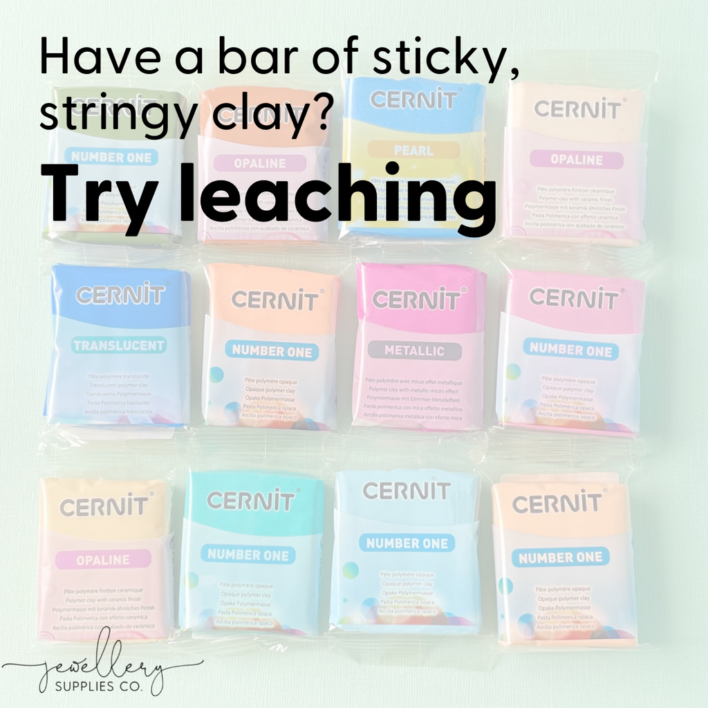 Have a bar of sticky, stringy clay? Try leaching