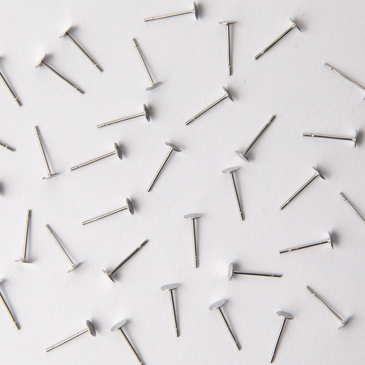 4mm Earring Posts in Stainless Steel (304)