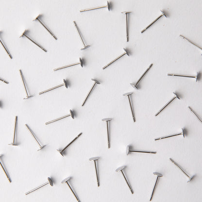 4mm Earring Posts in Stainless Steel (304)