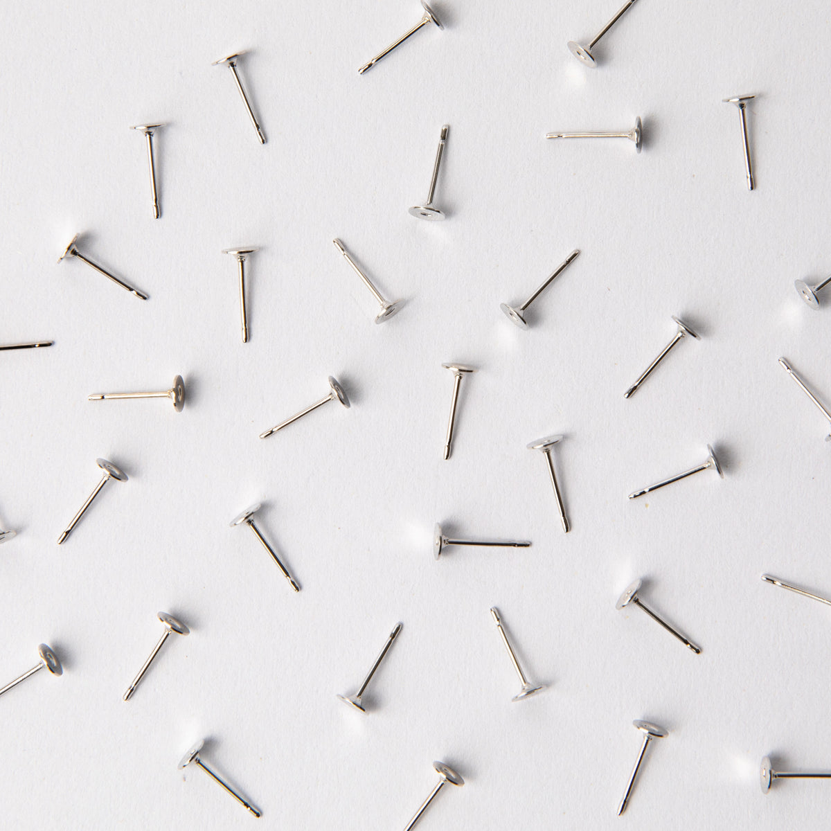 4mm Earring Posts in Surgical Steel (316L)