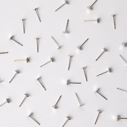 4mm Earring Posts in Surgical Steel (316L)