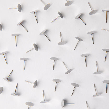 8mm Earring Posts in Stainless Steel (304)