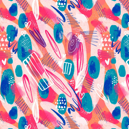 Pattern for printing on leather, acrylic, wood or cork for earring blanks or earring supplies in pattern style - Pattern -  Abstract Art - 32
