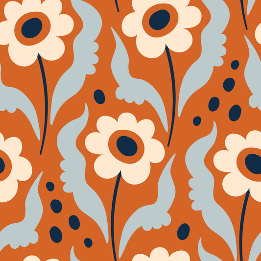 Pattern for printing on leather, acrylic, wood or cork for earring blanks or earring supplies in pattern style - Pattern -  Abstract Floral - 07