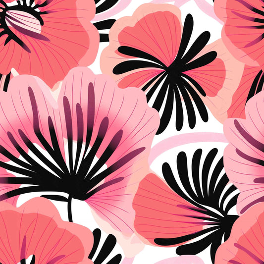 Pattern for printing on leather, acrylic, wood or cork for earring blanks or earring supplies in pattern style - Pattern -  Abstract Floral - 30