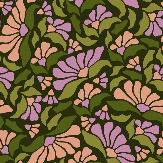 Pattern for printing on leather, acrylic, wood or cork for earring blanks or earring supplies in pattern style - Pattern -  Abstract Floral - 32