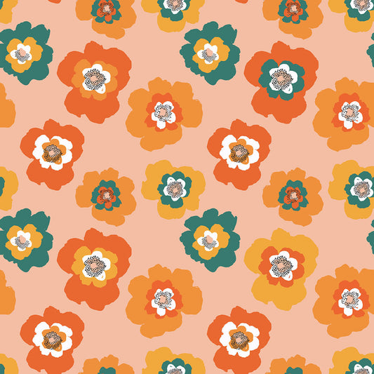 Pattern for printing on leather, acrylic, wood or cork for earring blanks or earring supplies in pattern style - Pattern -  Abstract Floral - 53