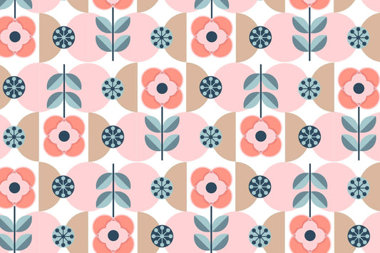 Pattern for printing on leather, acrylic, wood or cork for earring blanks or earring supplies in pattern style - Pattern -  Abstract Floral - 56
