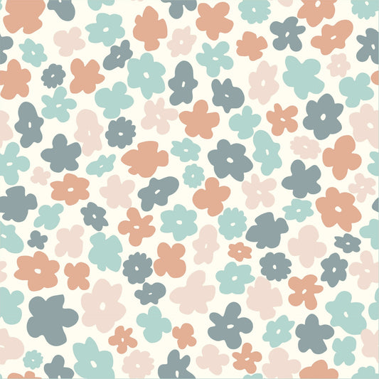 Pattern for printing on leather, acrylic, wood or cork for earring blanks or earring supplies in pattern style - Pattern -  Abstract Floral - 93