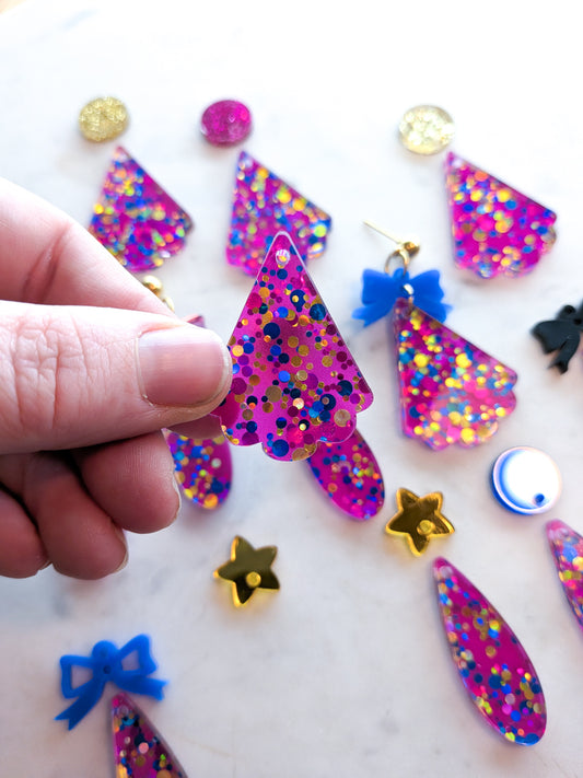 Confetti Dreams - Fan (8) - 1 pair (2pcs)