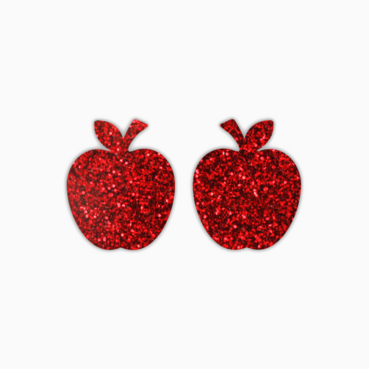 Apple, Teacher Acrylic Shape - earring findings for jewellery making