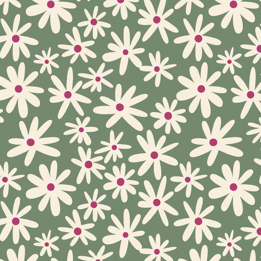 UV printed wood earring blanks - 3cm daisy, Australiana - jewellery making