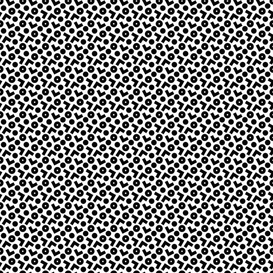 Pattern for printing on leather, acrylic, wood or cork for earring blanks or earring supplies in pattern style - Pattern -  Black & White - 01