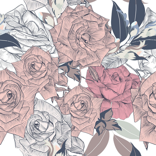 Pattern for printing on leather, acrylic, wood or cork for earring blanks or earring supplies in pattern style - Pattern -  Blooms - 28