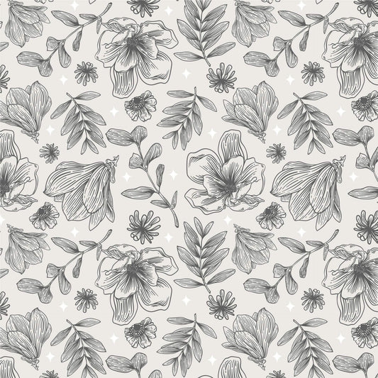 Pattern for printing on leather, acrylic, wood or cork for earring blanks or earring supplies in pattern style - Pattern -  Blooms - 33
