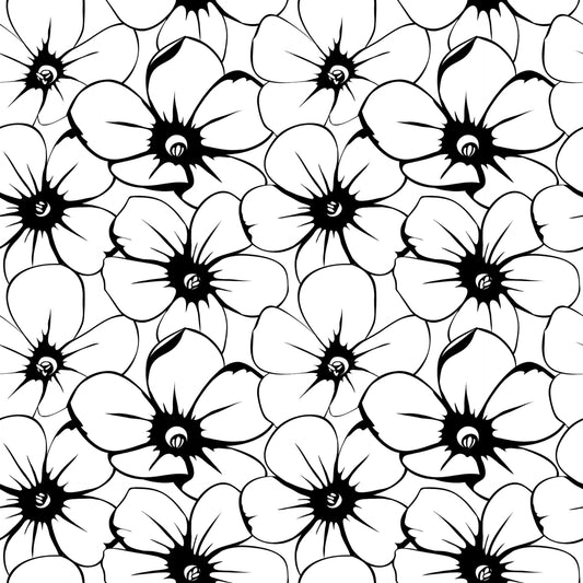 Pattern for printing on leather, acrylic, wood or cork for earring blanks or earring supplies in pattern style - Pattern -  Blooms - 35