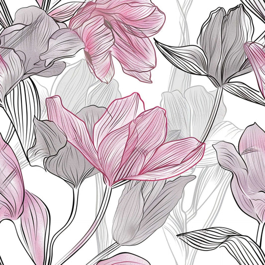 Pattern for printing on leather, acrylic, wood or cork for earring blanks or earring supplies in pattern style - Pattern -  Blooms - 39