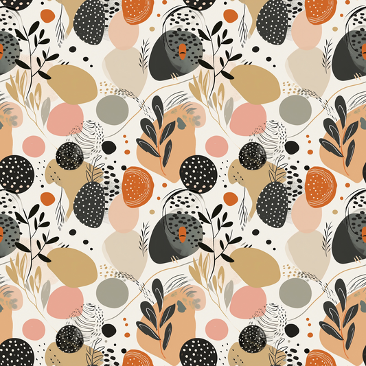 Pattern for printing on leather, acrylic, wood or cork for earring blanks or earring supplies in pattern style - Pattern -  Boho - 08