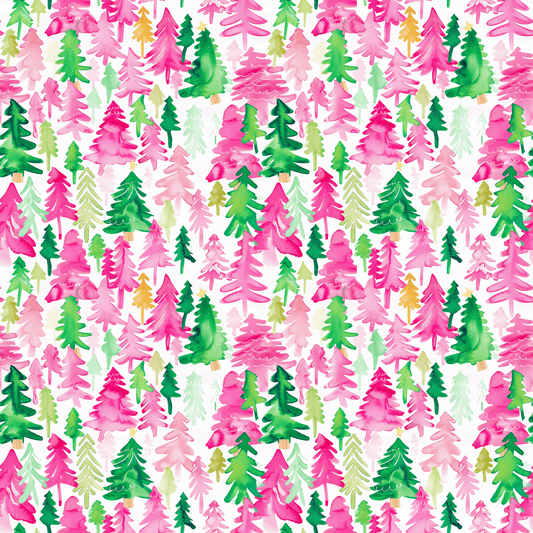 Clear Acrylic - 2cm Christmas Tree - 1 hole - Christmas - 170