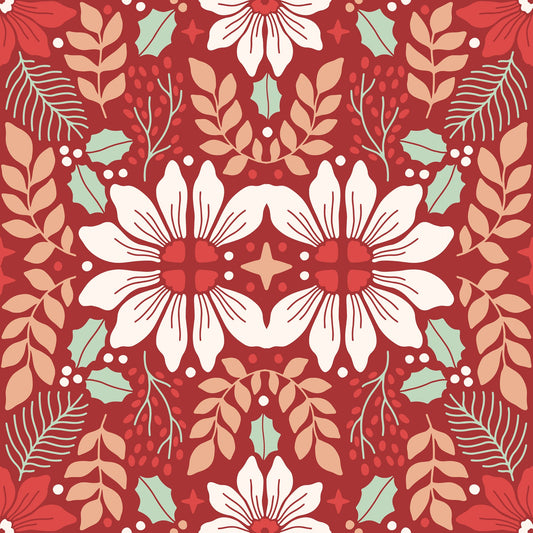 Pattern for printing on leather, acrylic, wood or cork for earring blanks or earring supplies in pattern style - Pattern -  Christmas - 136