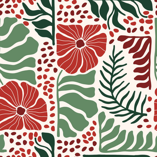 Pattern for printing on leather, acrylic, wood or cork for earring blanks or earring supplies in pattern style - Pattern -  Christmas - 142