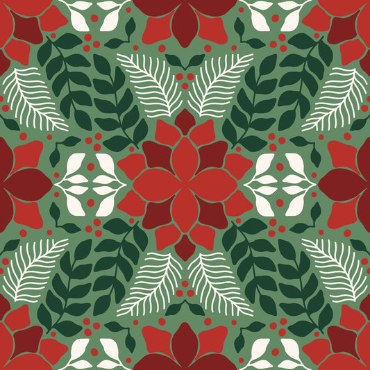 Pattern for printing on leather, acrylic, wood or cork for earring blanks or earring supplies in pattern style - Pattern -  Christmas - 144