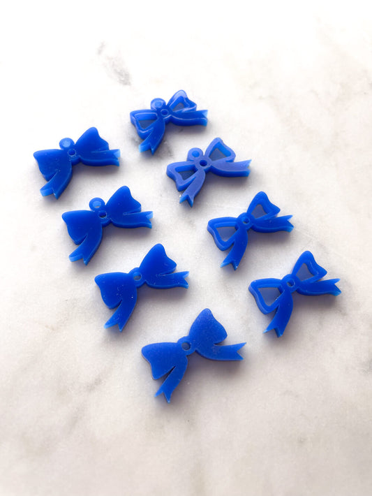 25mm Blue Bows