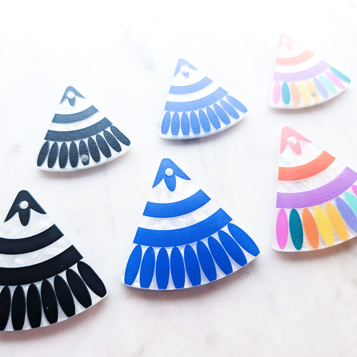 Escape to Paradise Printed Fans