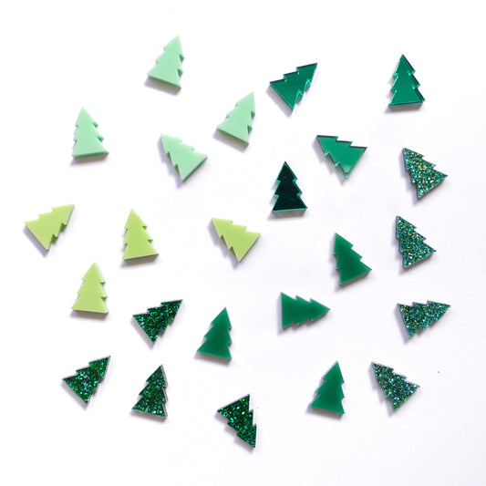 Christmas Mixed Pack - 15mm Traditional Pointed Tree Studs