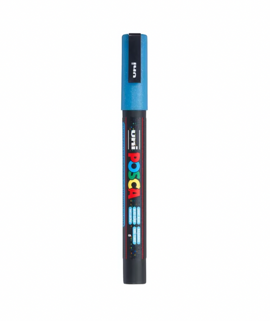 Posca Marker PC-3M, Glitter Light Blue - jewellery making supplies