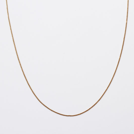 Gold S Necklace Chain in Stainless Steel (304)
