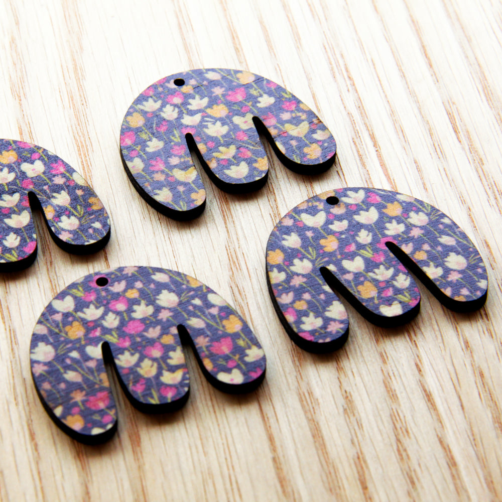 Wood - Boho Shape -  Transparent print - Blossoming Days - 31