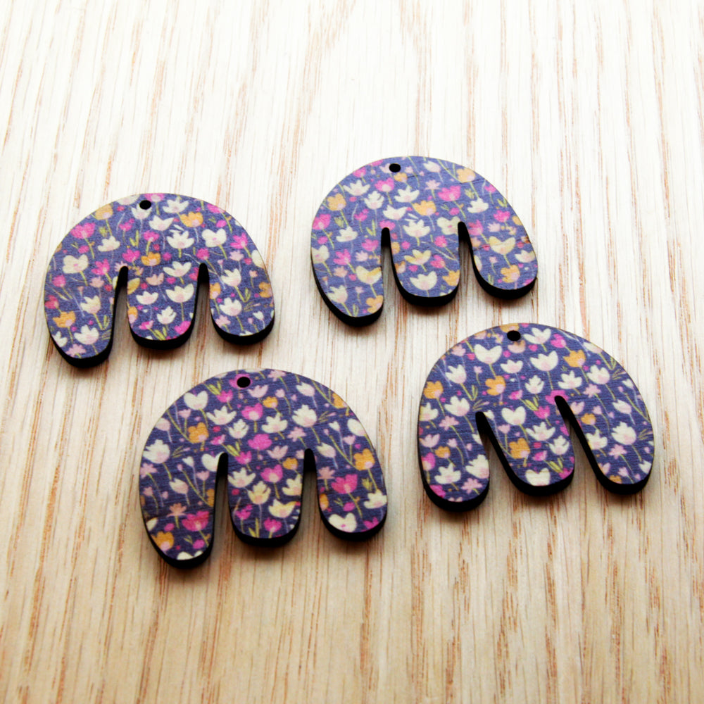 Wood - Boho Shape -  Transparent print - Blossoming Days - 31