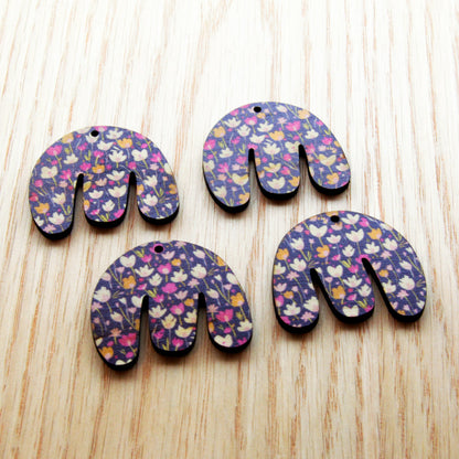 Wood - Boho Shape -  Transparent print - Blossoming Days - 31