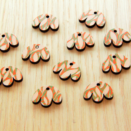 Wood - 2cm - Boho Flower 2 Shape - Australiana - 17