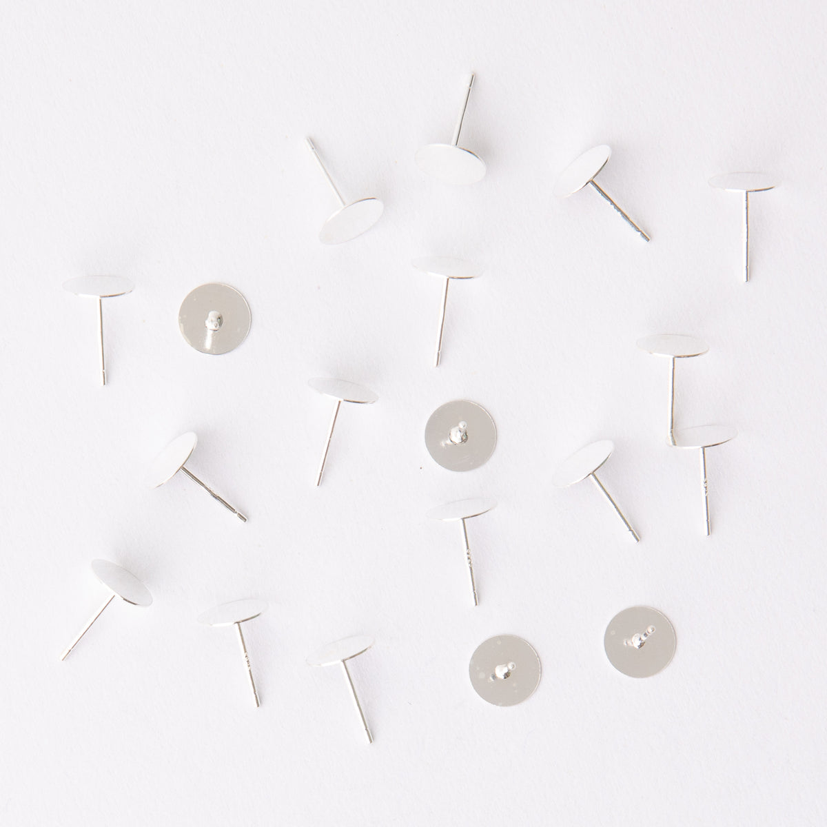 6mm Earring Posts in 925 Sterling Silver